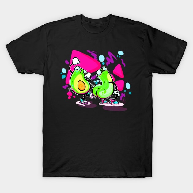 Twerking Avocado's T-Shirt by SewGeekGirl